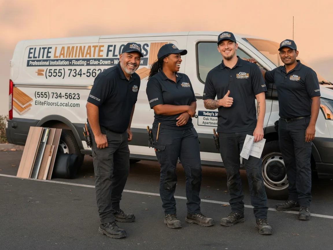 Laminate flooring installation company in Olmitz, KS